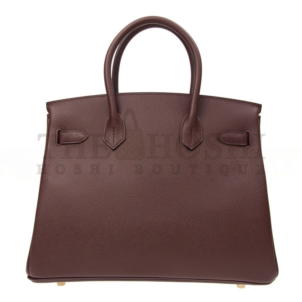 H**me5 BIRKIN 25 SWIFT LEATHER BORDEAUX GOLD BUCKLE H049362CK20 (25*20*13cm) Master Quality